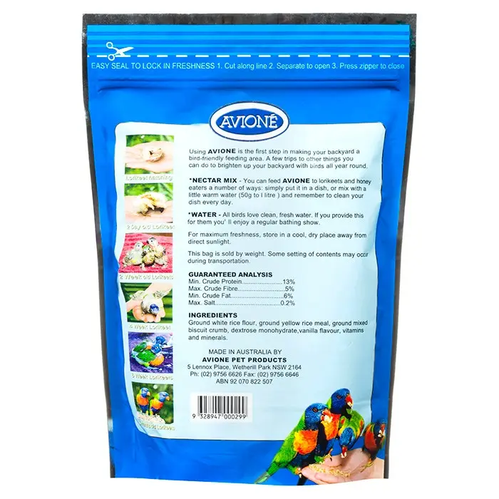 Avione Lorikeets Wild Bird Nectar 500g 4 Avione Lorikeets Wild Bird Nectar 500g - Image 2