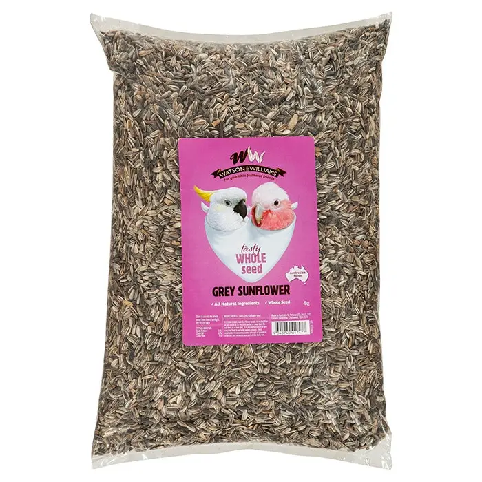 Watson & Williams Grey Sunflower Tasty Whole Seed Mix 4kg 3 Watson & Williams Grey Sunflower Tasty Whole Seed Mix 4kg
