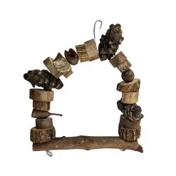 Bird Nerd Natural Budgie Swing