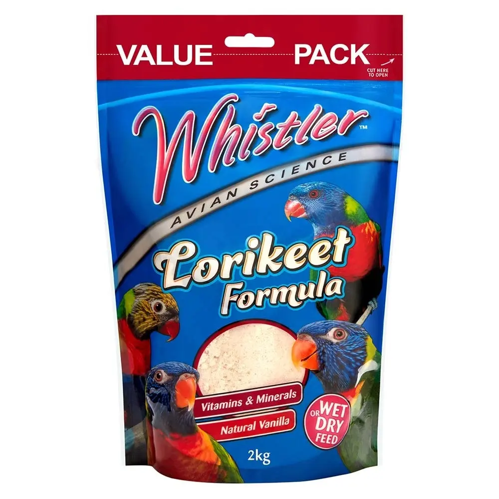 Whistler Wet Dry Formula Lorikeet Food 2kg 3 Whistler Wet Dry Formula Lorikeet Food 2kg