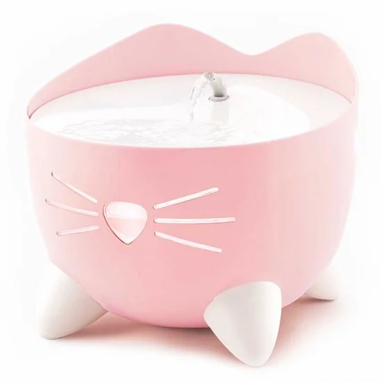 Catit Pixi Cat Fountain Light Pink 3 Catit Pixi Cat Fountain Light Pink