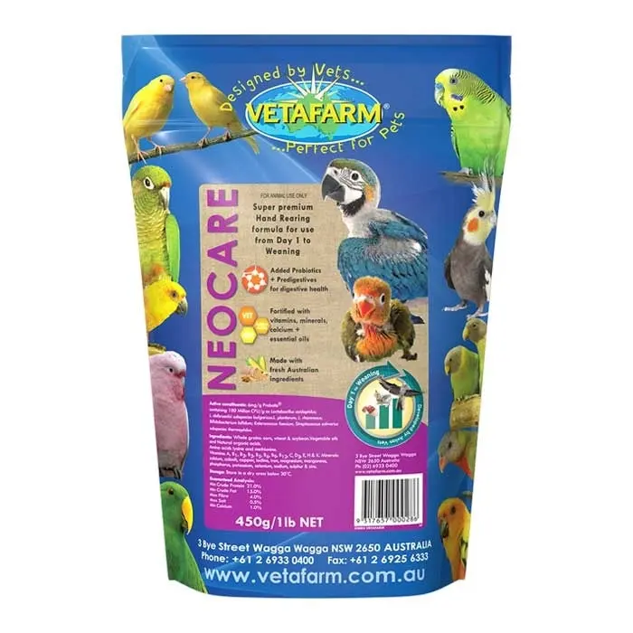 Vetafarm Neocare Bird Food 450g 3 Vetafarm Neocare Bird Food 450g