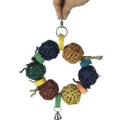 Nino's Java Bird Toy Mini Wreath