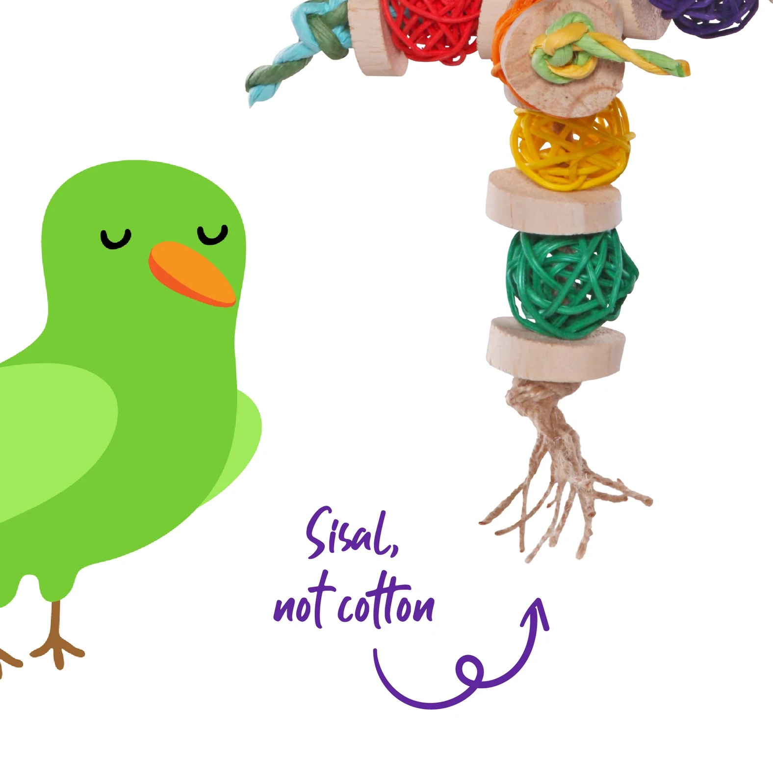 Kazoo Colourful Wicker Balls With Decoration 4 Kazoo Colourful Wicker Balls With Decoration - Image 2