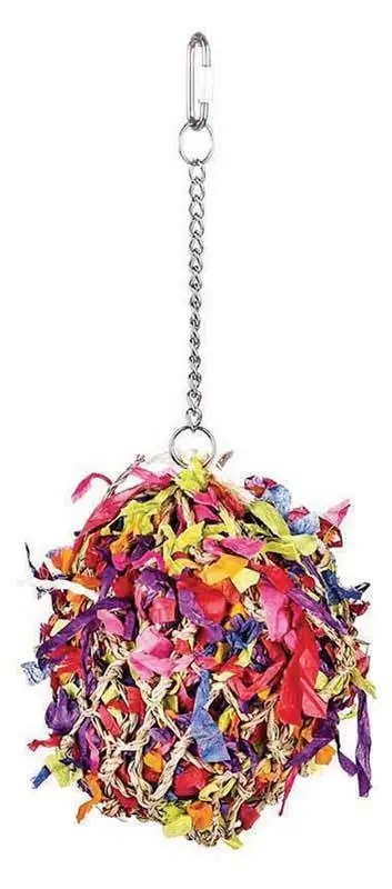 Feathered Friends Toy Super Shredder Ball Small 3 Feathered Friends Toy Super Shredder Ball Small