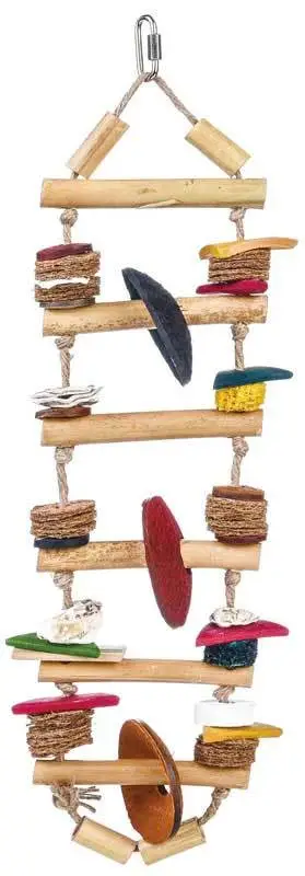 Feathered Friends Toy Chewy Play Ladder Small 3 Feathered Friends Toy Chewy Play Ladder Small