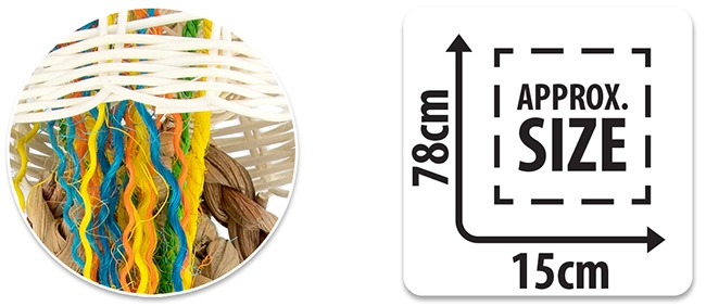 Bainbridge Jellyfish Fun Large Bird Toy 4 Bainbridge Jellyfish Fun Large Bird Toy - Image 2