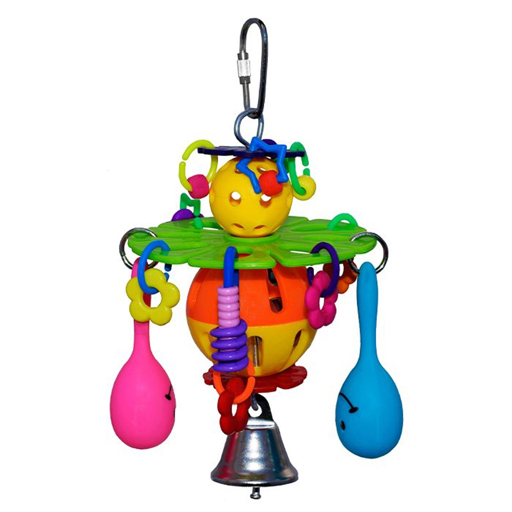 SuperBird Creations SuperBird Maraca Blast Bird Toy For Medium Birds 16.5 X 10cm 2 SuperBird Creations SuperBird Maraca Blast Bird Toy For Medium Birds 16.5 X 10cm