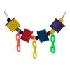 SuperBird Creations SuperBird Groovy Chain Bird Toy For Large & XL Birds 50.5 X 8.5cm -Bird Food Sales Shop 95 SB1141