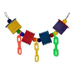 SuperBird Creations SuperBird Groovy Chain Bird Toy For Large & XL Birds 50.5 X 8.5cm