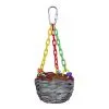 SuperBird Creations SuperBird Hanging Treat Basket For Small Birds 17.7 X 7.6cm 1 SuperBird Creations SuperBird Hanging Treat Basket For Small Birds 17.7 X 7.6cm -Bird Food Sales Shop 95 SB861