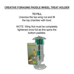 Featherland Paradise Foraging Paddle Wheel Treat Holder Bird Toy -Bird Food Sales Shop 96 25754 2