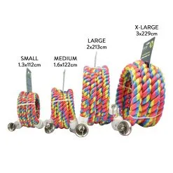 Scream Bird Bungee Rope Sturdy Cotton Bird Toy Multicolour Small -Bird Food Sales Shop 96 SBP03738 4