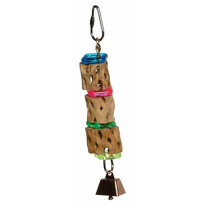 Pollys Pet Cactus Wood Tower Bird Toy Small 3.8 X 15cm 5 Pollys Pet Cactus Wood Tower Bird Toy Small 3.8 X 15cm - Image 3