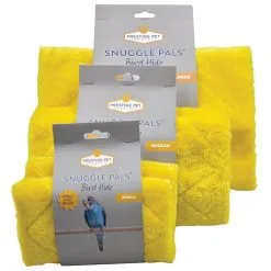 Prestige Pet Products Snuggle Pals Bird Hide Sturdy Plush Cosy Tent Hideaway Yellow Small -Bird Food Sales Shop PS 2884 1