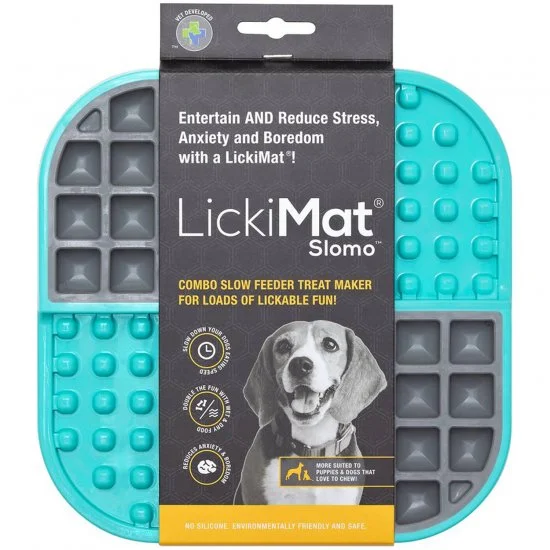 LickiMat Dog Slomo Turquoise 3 LickiMat Dog Slomo Turquoise